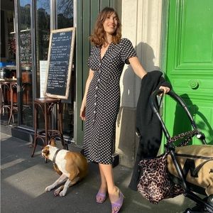 Brand new Rouje Marin dress in navy size 38 US 6